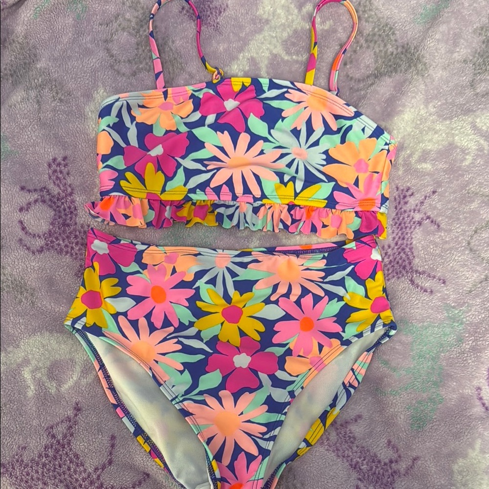 Floral Kids Swim Set